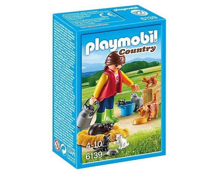 Playmobil Αγρότισσα & Γατάκια 6139