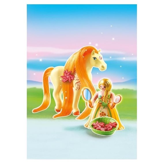 Playmobil Πριγκίπισσα Ηλιόλουστη Με Άλογο 6168