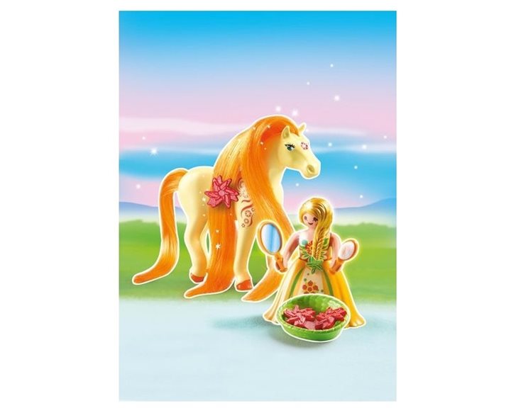 Playmobil Πριγκίπισσα Ηλιόλουστη Με Άλογο 6168