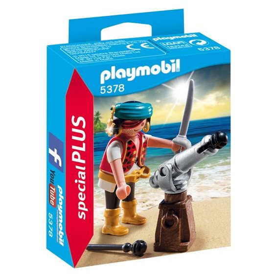 Playmobil Πειρατής Με Κανόνι 5378