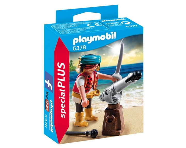 Playmobil Πειρατής Με Κανόνι 5378