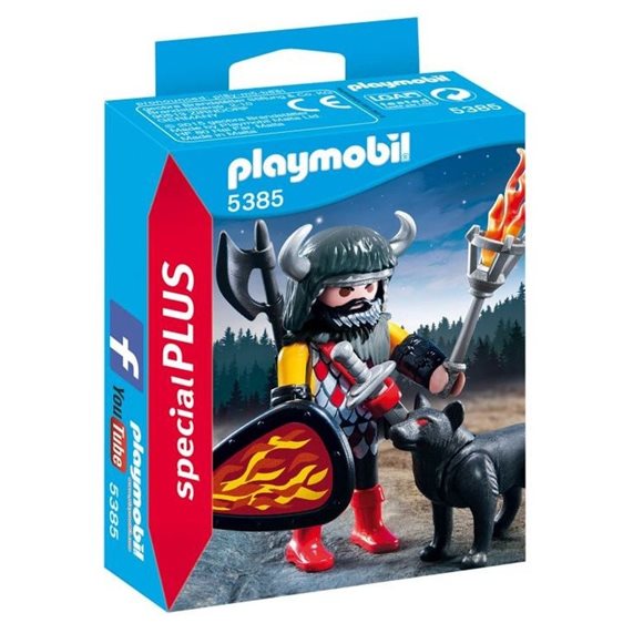 Playmobil Πολεμιστής Με Λύκο 5385