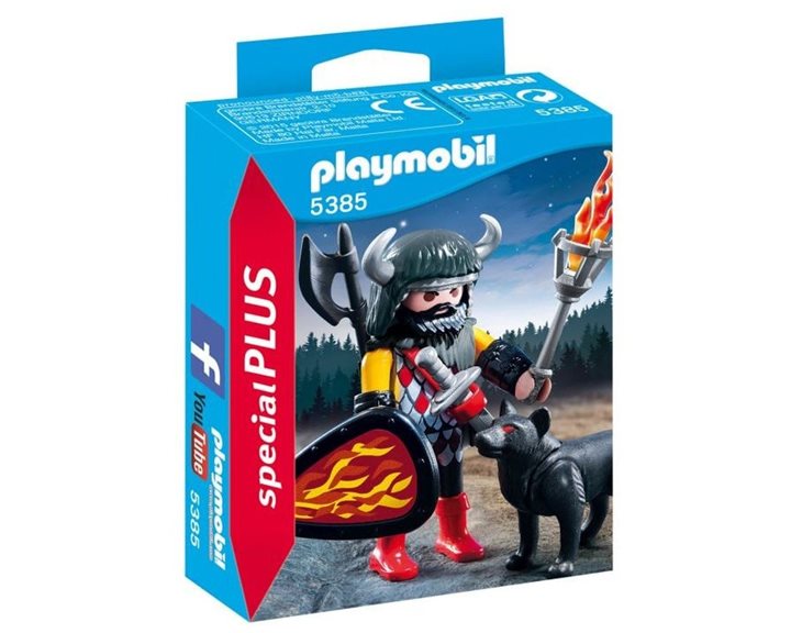 Playmobil Πολεμιστής Με Λύκο 5385