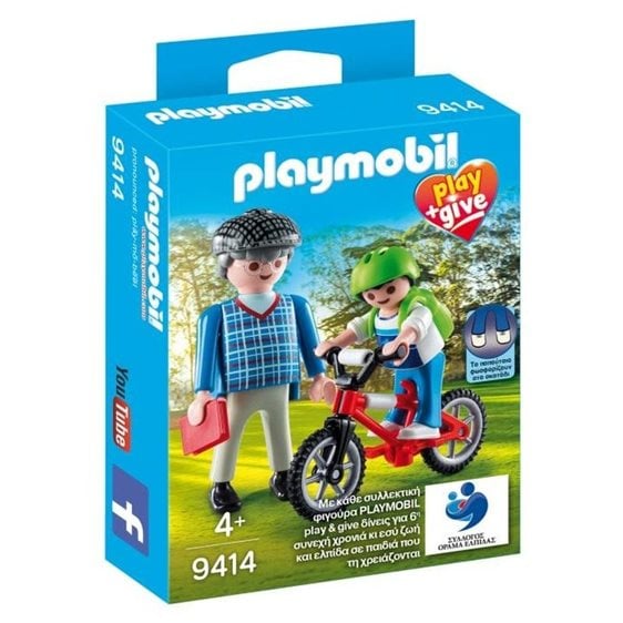Playmobil Play Give Παππούς Με Εγγονό 9414