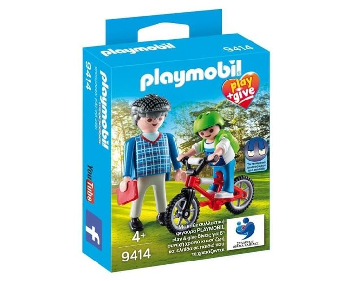 Playmobil Play Give Παππούς Με Εγγονό 9414