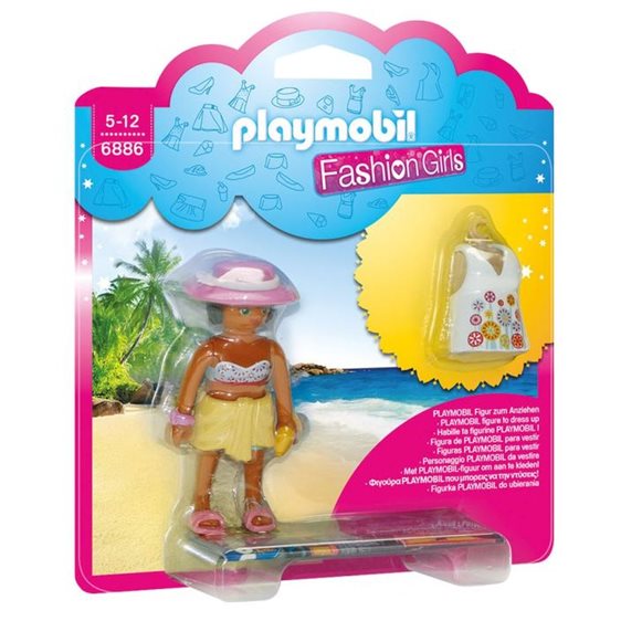 Playmobil Fashion Girl με Ρούχα Παραλίας  6886