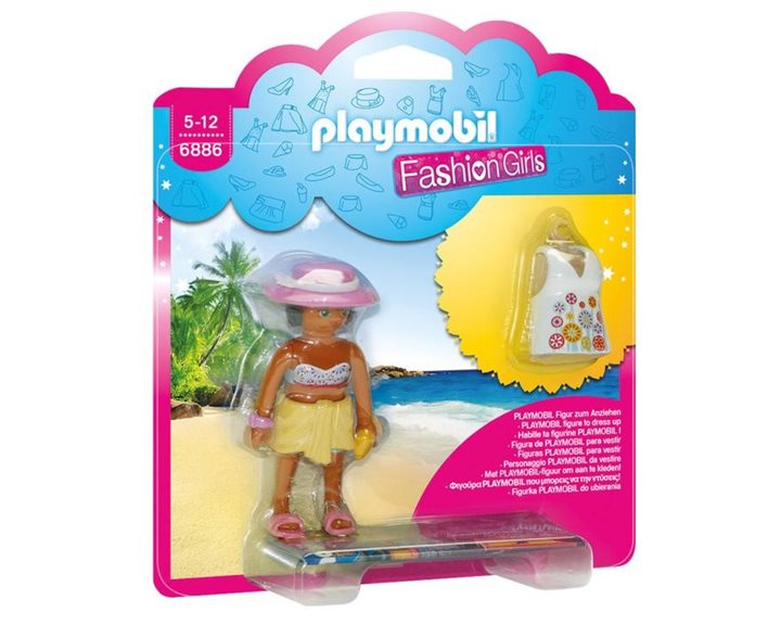 Playmobil Fashion Girl με Ρούχα Παραλίας  6886