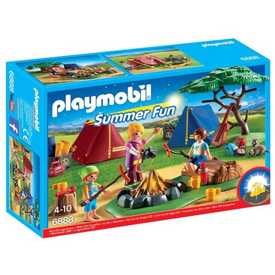 Playmobil Summer Fun Σκηνές με Παιδάκια & Φώτα Led 6888