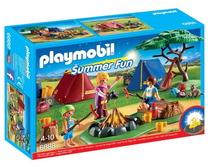 Playmobil Summer Fun Σκηνές με Παιδάκια & Φώτα Led 6888