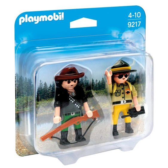 Playmobil Duo Pack Δασοφύλακας και Κυνηγός 9217