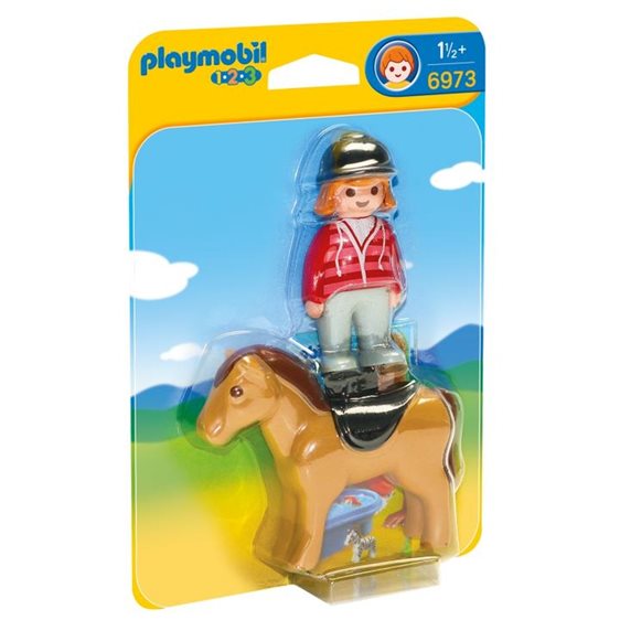 Playmobil Αναβάτρια με Άλογο 6973
