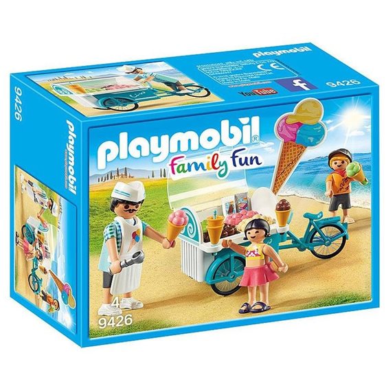 Playmobil Παγωτατζής με Ποδήλατο Ψυγείο 9426