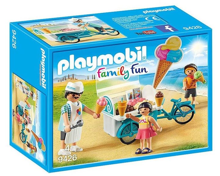 Playmobil Παγωτατζής με Ποδήλατο Ψυγείο 9426