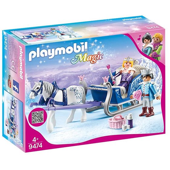 Playmobil Έλκηθρο με Βασιλικό Ζευγάρι 9474