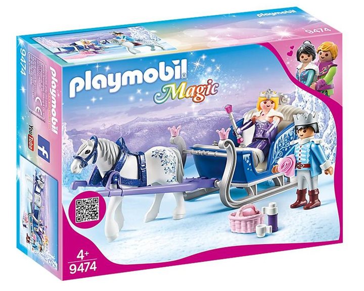 Playmobil Έλκηθρο με Βασιλικό Ζευγάρι 9474