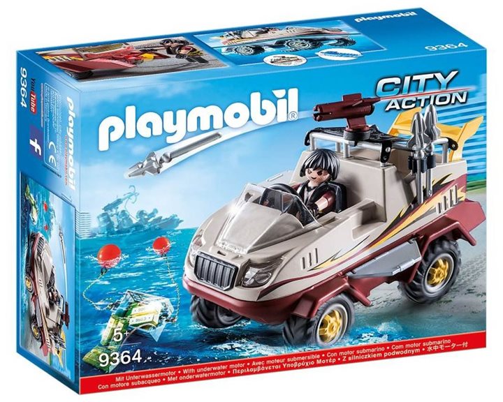 Playmobil Αμφίβιο Όχημα Ομάδας Ειδικών Αποστολών 9364