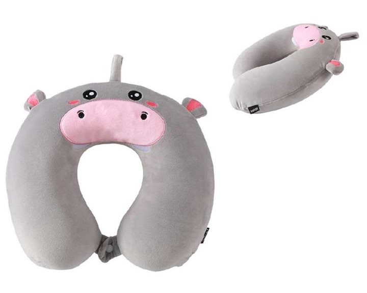 Μαξιλαράκι Ταξιδίου Λαιμού XL2184K Hippo Travel 30x30x10cm