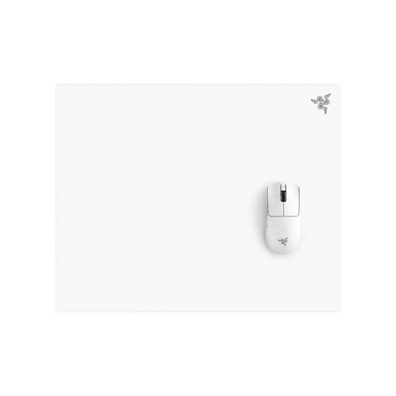 Razer ATLAS PRO White - Gaming Mouse Mat - 1.9mm Premium Tempered Glass - Scratch Resistant