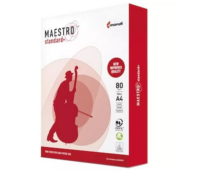 Χαρτί Φωτοτυπικό Α4 Maestro 80gr. Λευκό 500φ.