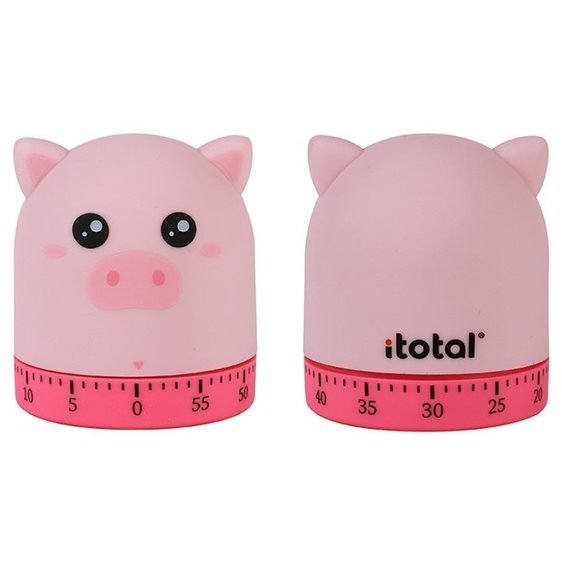itotal Χρονόμετρο 6x6x5cm Pig XL2538