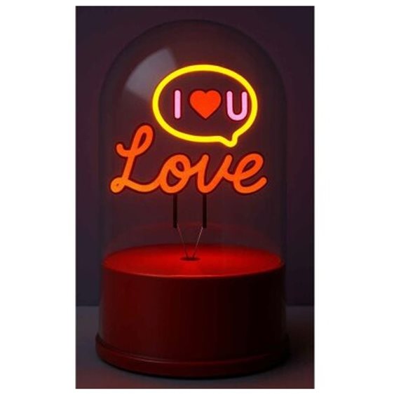 Διακοσμητικό Φωτιστικό Neon Led I LOVE YOU  16cm XL3262