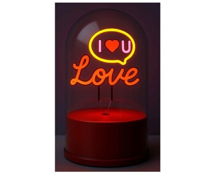 Διακοσμητικό Φωτιστικό Neon Led I LOVE YOU  16cm XL3262