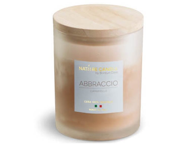 Κερί Αρωματικό Nature Candle 200g Abbracio Caramello