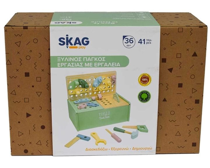 Skag Ξύλινος Πάγκος Εργασίας με Εργαλεία