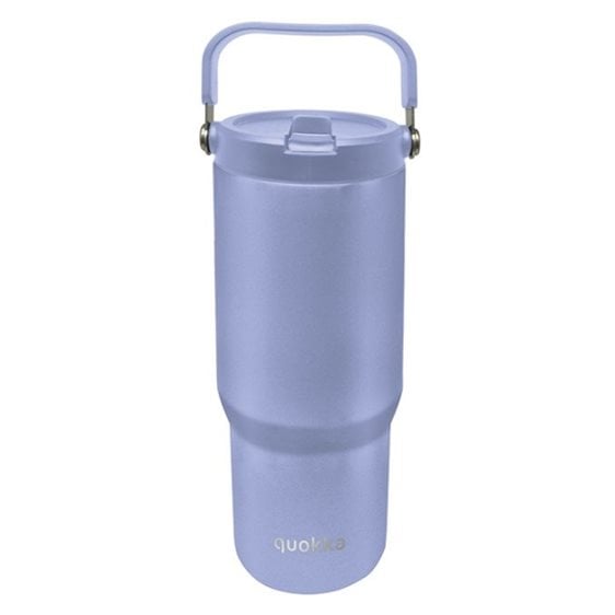 Quokka Θερμός Tumbler με Καλαμάκι και Λαβή Core Lavender 860ml - 40349