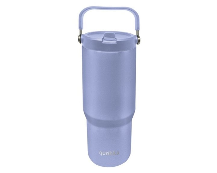 Quokka Θερμός Tumbler με Καλαμάκι και Λαβή Core Lavender 860ml - 40349