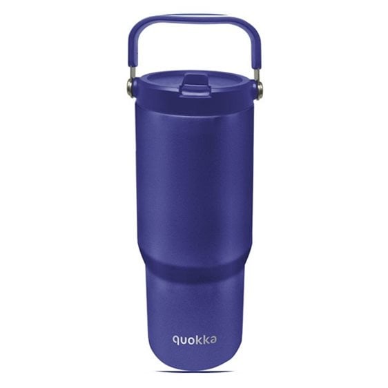 Quokka Θερμός Tumbler με Καλαμάκι και Λαβή Core Dusk Blue 860ml - 40341