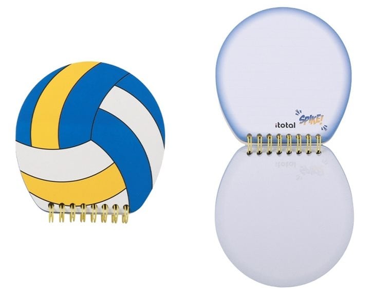 itotal Μπλοκάκι Σπιράλ 80φ. Sport 12x12cm Volley
