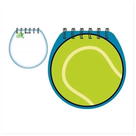 itotal Μπλοκάκι Σπιράλ 80φ. Sport 12x12cm Tenis