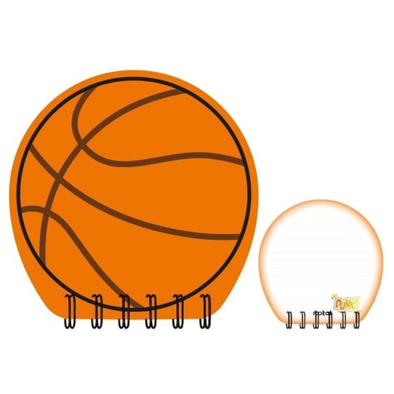 itotal Μπλοκάκι Σπιράλ 80φ. Sport 12x12cm Basket