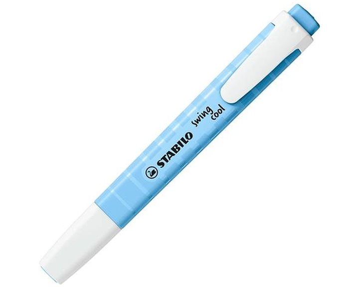 Μαρκαδόρος Υπογράμμισης Stabilo Swing Cool Pastel 275/112-8 Breeze Blue