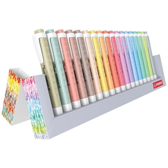 Μαρκαδόροι Stabilo Swing Deskset 18τμχ Pastel & Nature 275/18-02