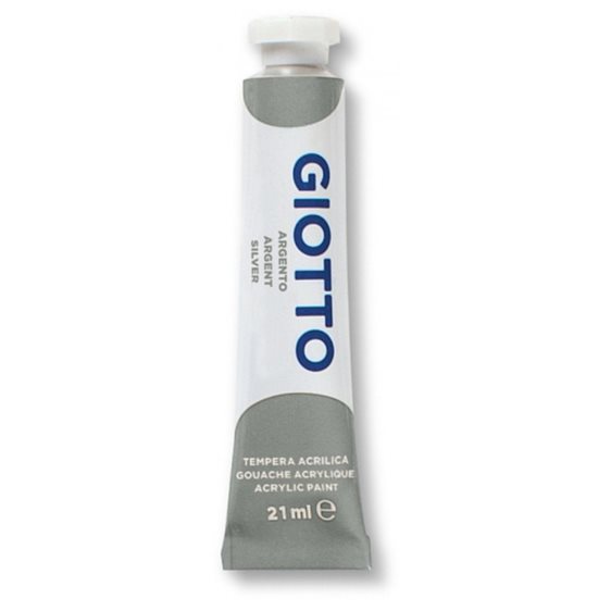 Τέμπερα Giotto Σωληνάριο 21ml Silver