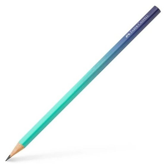 Μολύβι Faber-Castell Τριγωνικό Flow Edition Buzzing Blue