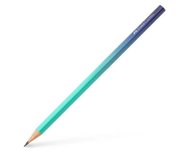Μολύβι Faber-Castell Τριγωνικό Flow Edition Buzzing Blue