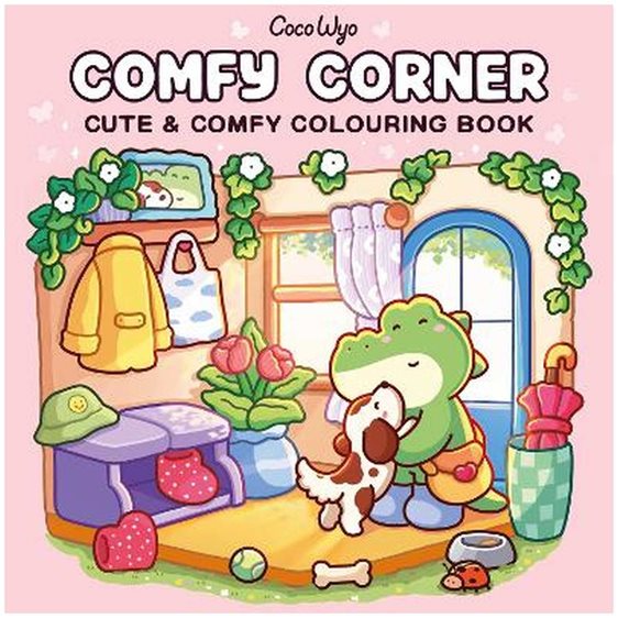 COMFY CORNER: CUTE AND COMFY COLOURING BOOK