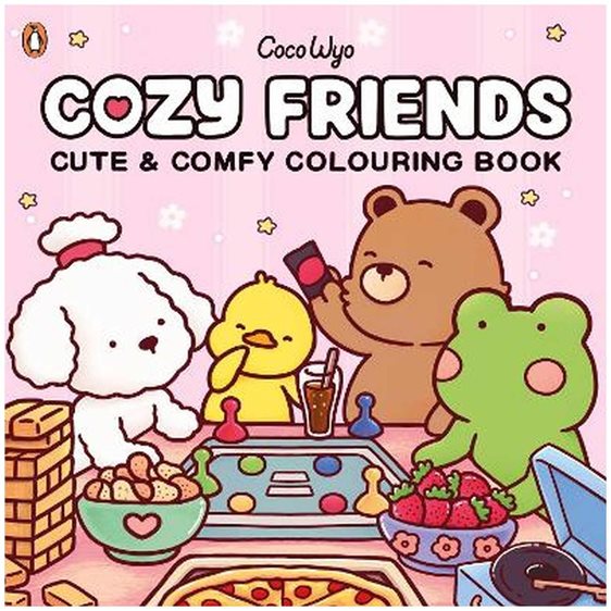 COZY FRIENDS: CUTE AND COMFY COLOURING BOOK