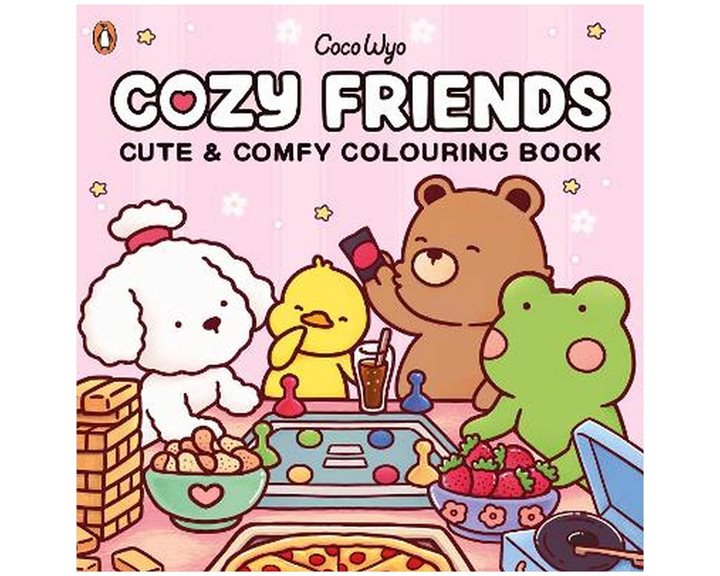COZY FRIENDS: CUTE AND COMFY COLOURING BOOK