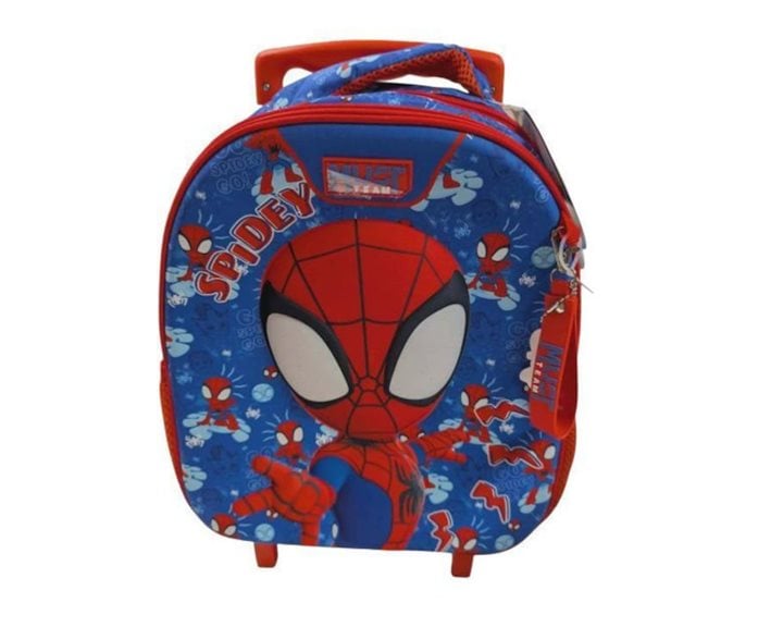Τσάντα Τρόλεϊ Νηπίου 27χ10χ31εκ. 2Θήκες Spidey Blue 000508811