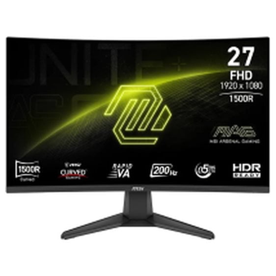 MSI MONITOR GAMING MAG 276CF E20, CURVED VA FHD, 27", 16:9, 250CD/M2, 3000:1, 0.5MS, 200Hz, 1920x1080, 2xHDMI/ 1xDP/ HP OUT, TILT, BLACK, 3YW.