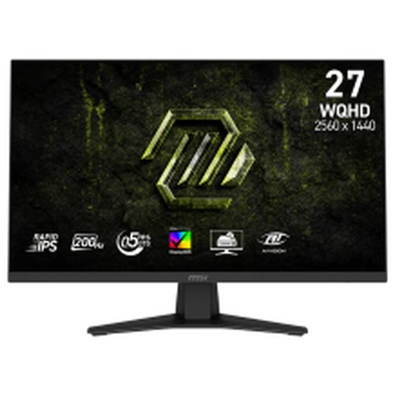 MSI MONITOR GAMING MAG 274QF E20, FLAT IPS WQHD,  27", 16:9, 300CD/M2, 1000:1, 0.5MS, 200Hz, 2560x1440, 2xHDMI/ 1xDP/ HP OUT, TILT, BLACK, 3YW.