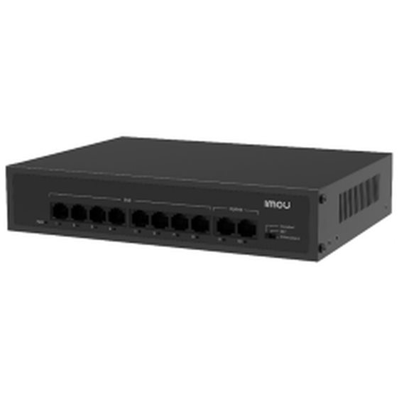 IMOU SWITCH SF110P-65, 10 PORTS 10/100/1000MBPS GIGABIT WITH 8 POE PORTS, POE BUDGET 65W 802.3AF/AT, 2YW.