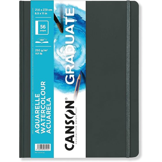 Graduate Canson Aκουαρέλα  250gr 21.6x27.9cm 56pages