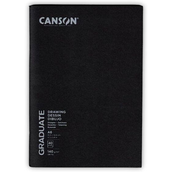 Graduate Canson Booklet A6 140gr 40 pages