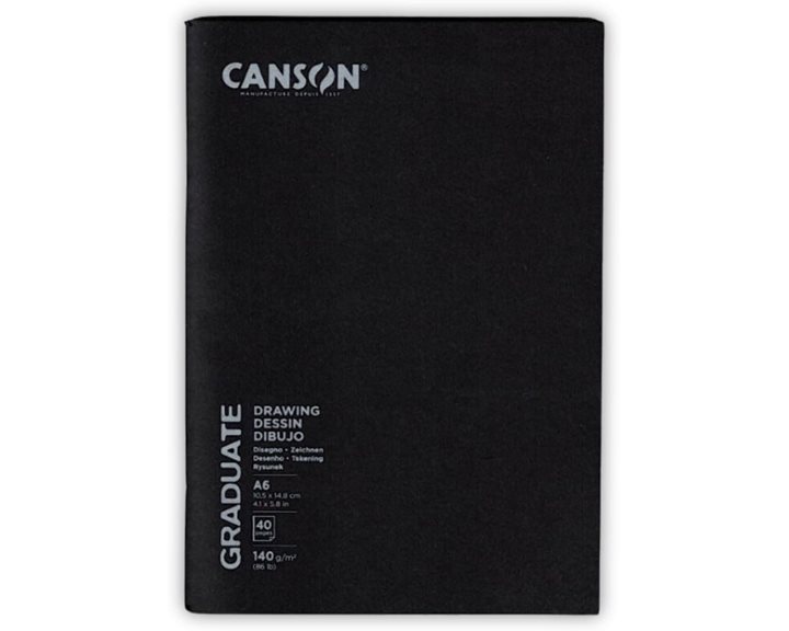 Graduate Canson Booklet A6 140gr 40 pages