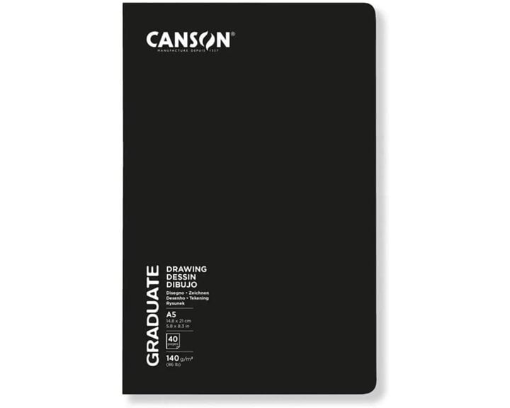 Graduate Canson Booklet A5 140gr 40 pages